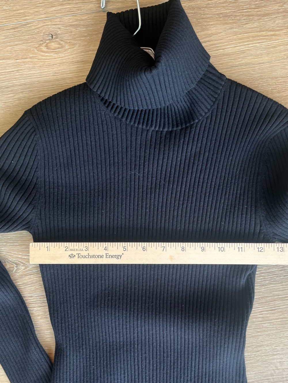 Nordstrom Black Ribbed Turtleneck Black Maxi Dress size XS NEW WITH TAGS - Picture 5 of 7